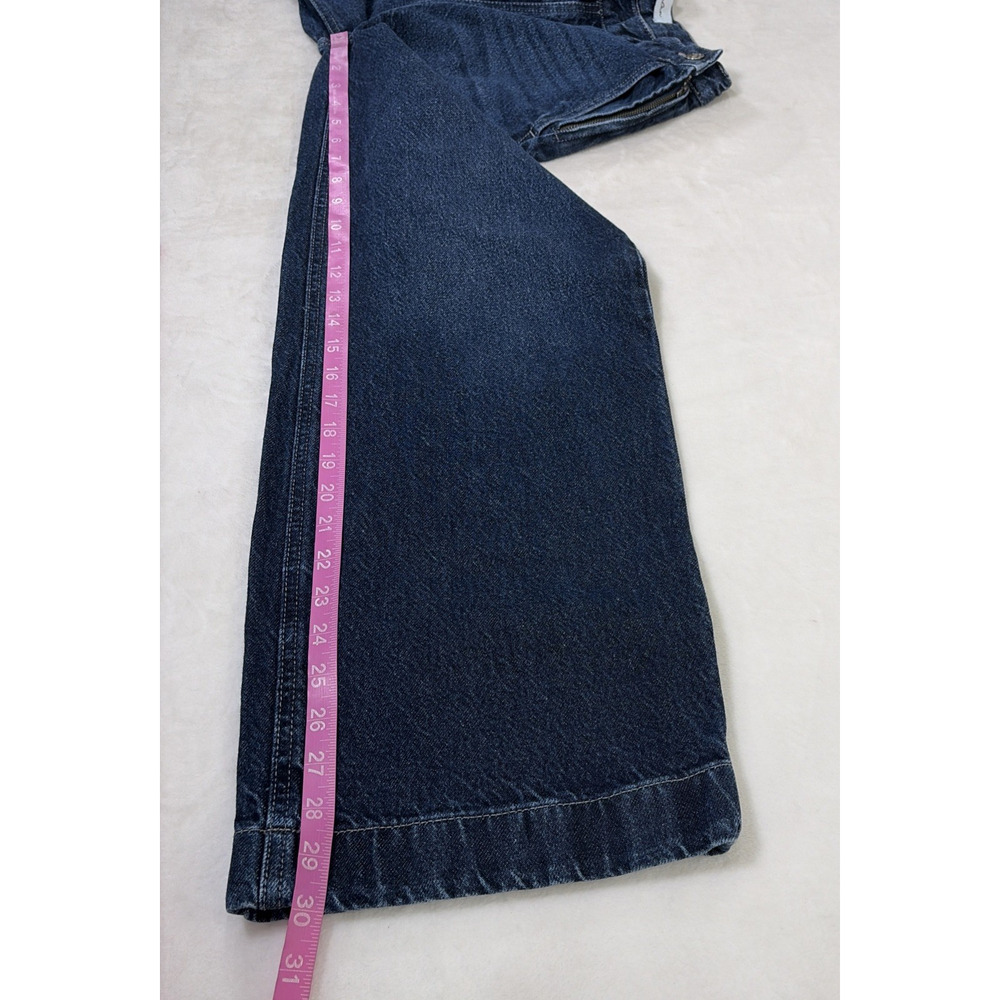 KanCan KC8723D Women's Size 3/25 Dark Wash High Rise Flare Leg Side Zip Jeans - Picture 10 of 14